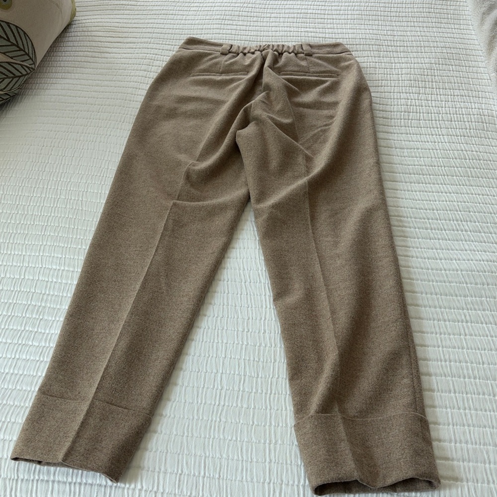 Peserico Taupe Tailored Trousers, size 40/ 2-4US - Picture 7 of 7